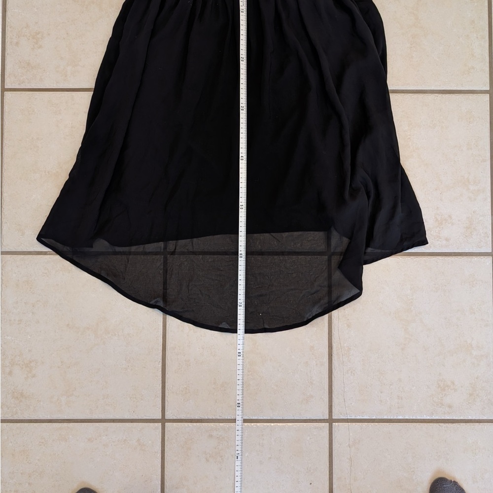 Ricki’s Y2K Vintage High Low Black Mullet Skirt Size Large - Picture 9 of 10
